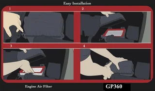 GP360 Engine Air Filter, thumbnail 2