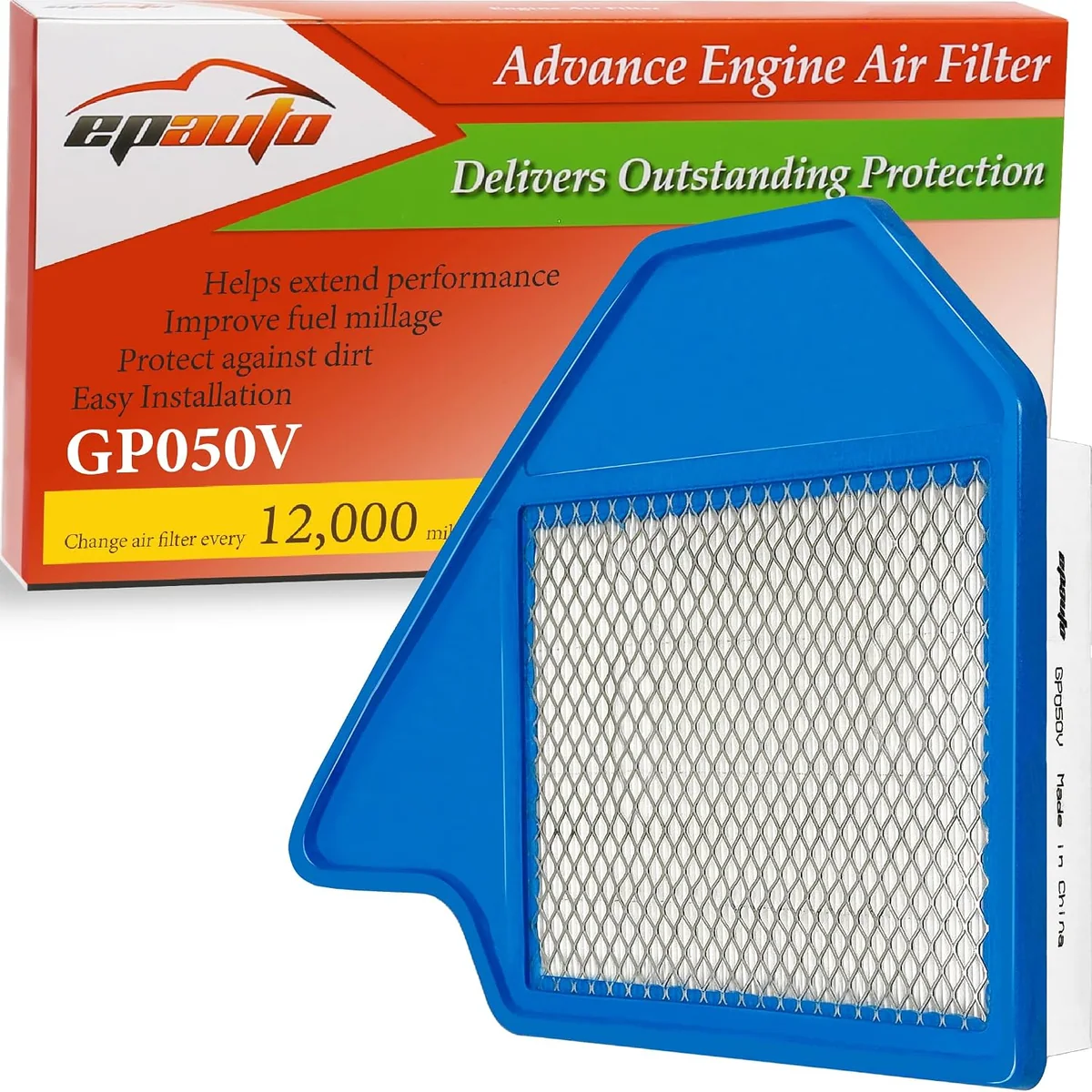 EPAuto GP050V Engine Air Filter