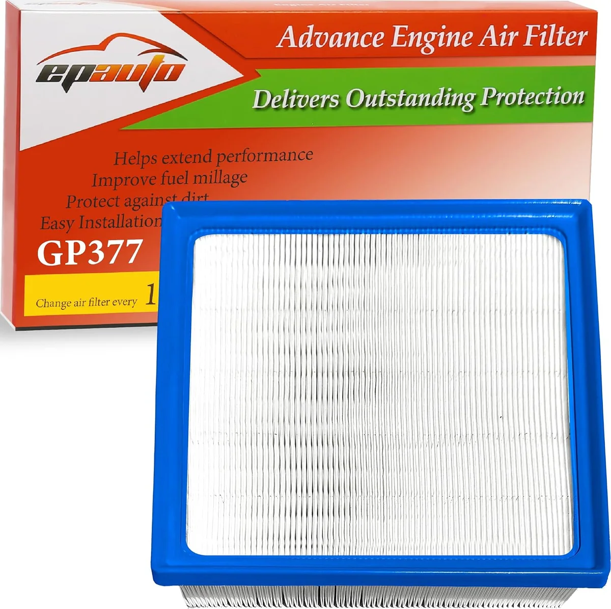 EPAuto GP377 Engine Air Filter