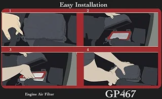 GP467 Engine Air Filter, thumbnail 2