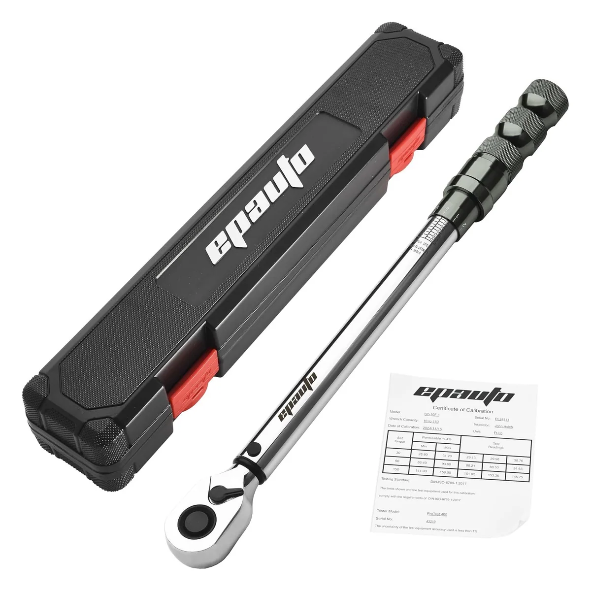 EPAuto Ring-Lock Torque Wrench, 1/2 in. Drive