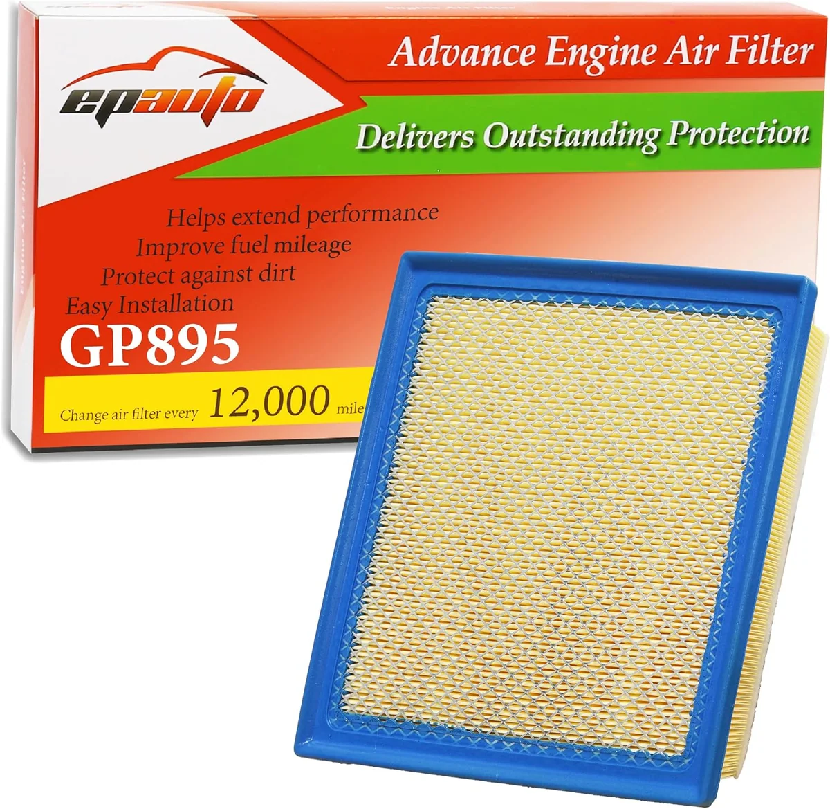 EPAuto GP895 Engine Air Filter