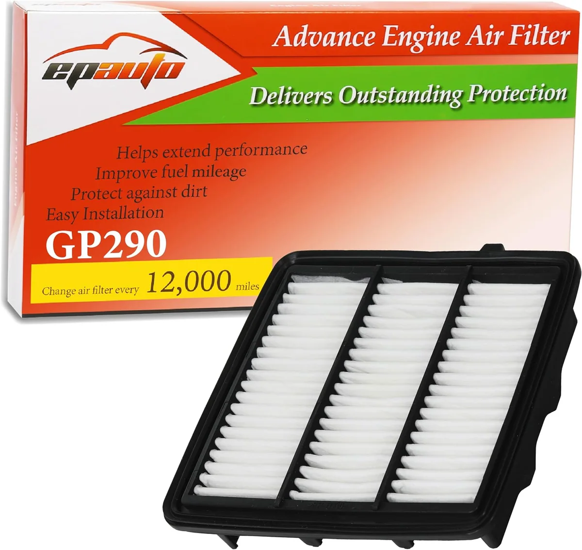EPAuto GP290 Engine Air Filter
