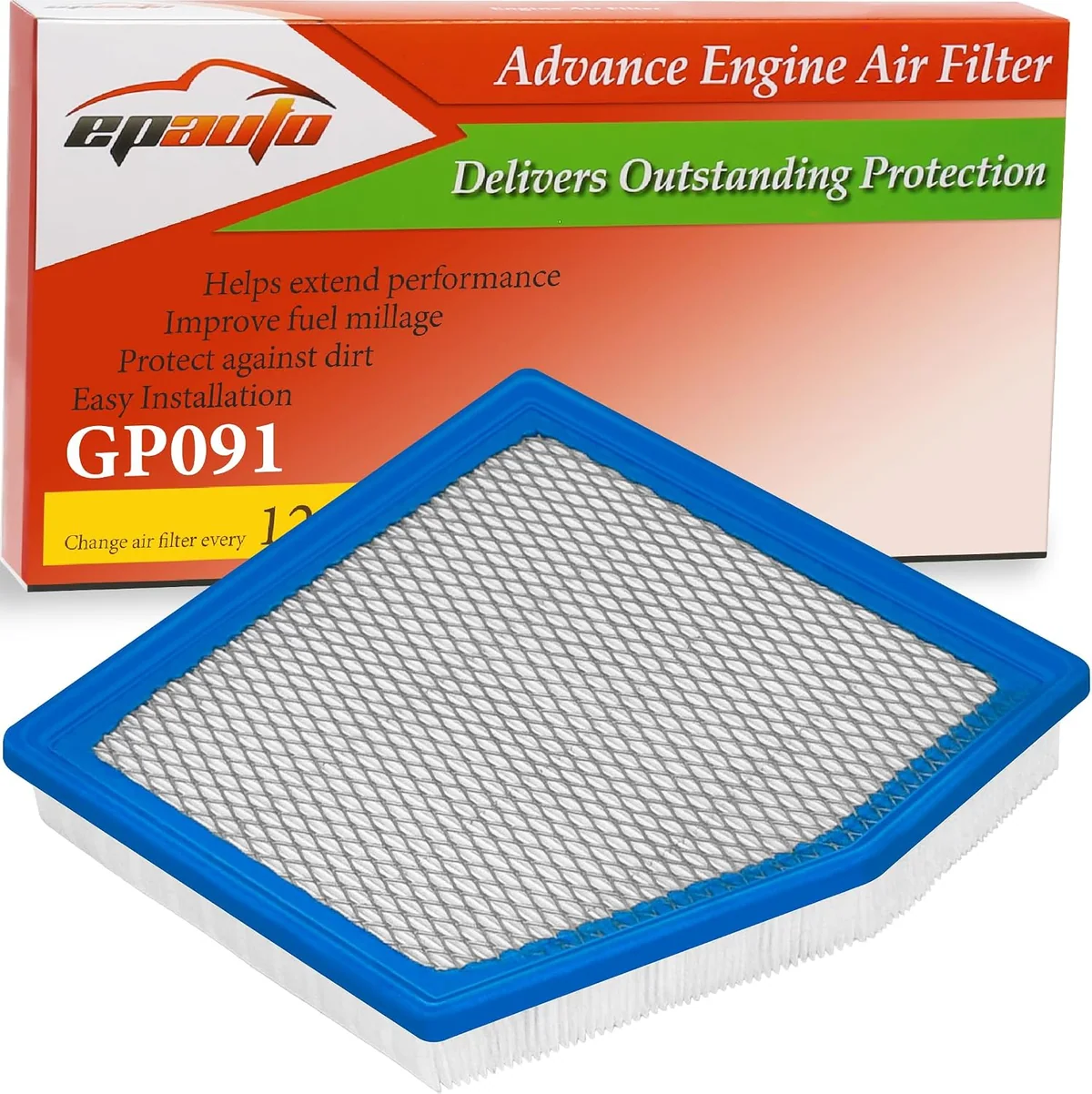 EPAuto GP091 Engine Air Filter