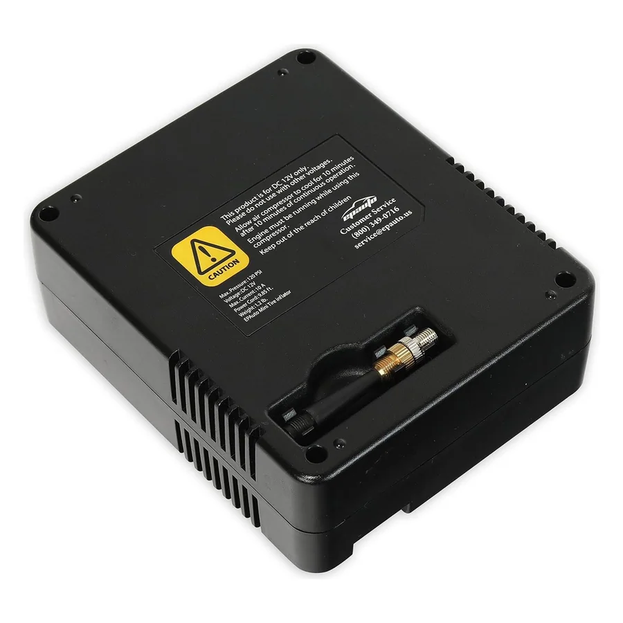 EPAuto 12V Tire Inflator with Dial Gauge