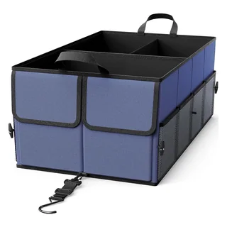 Foldable Trunk Organizer, 3 Compartments, thumbnail 9