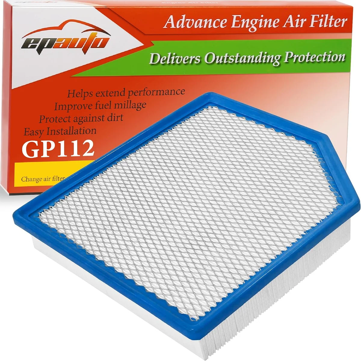EPAuto GP112 Engine Air Filter